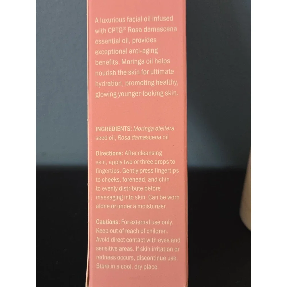 doTERRA Moringa Rose Nourishing Oil Moisturizing Facial Serum New
